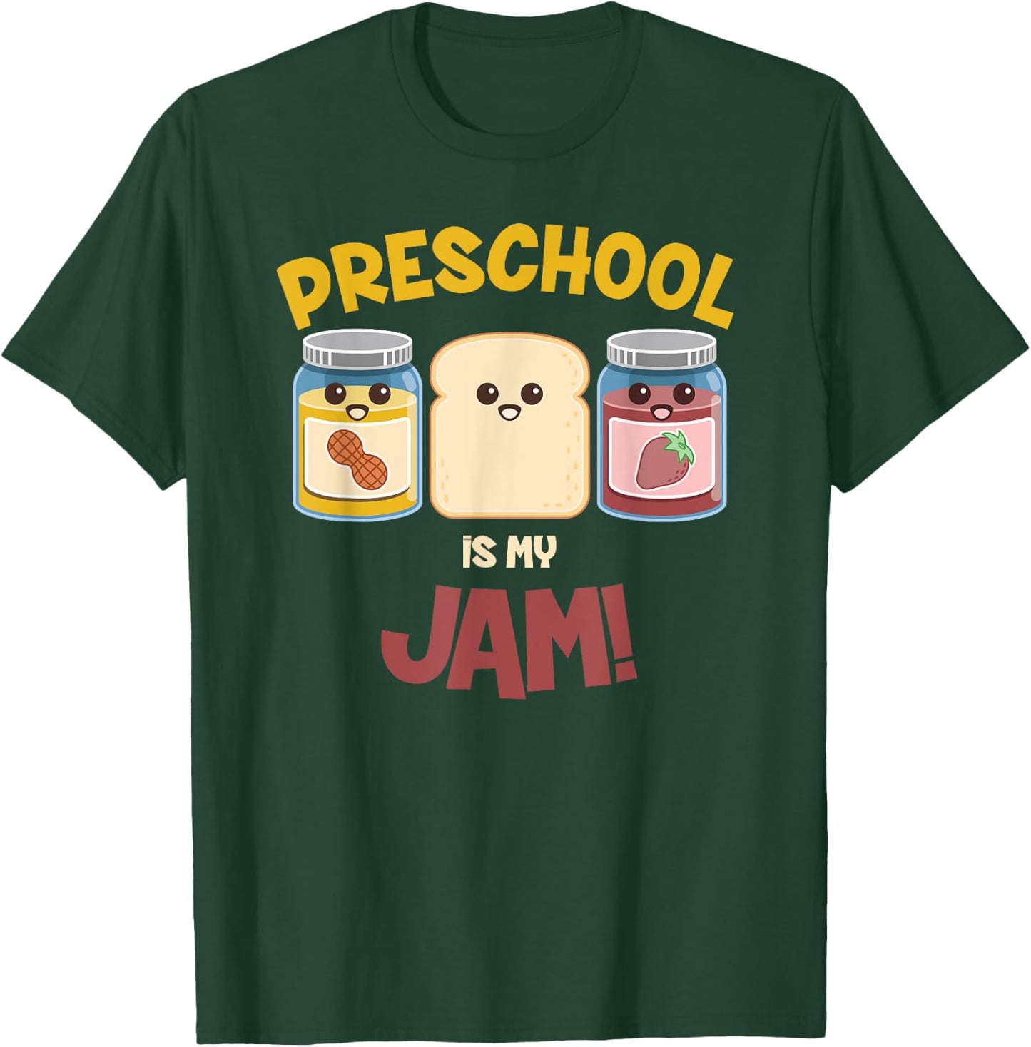 Preschool Is My Jam Teacher Shirt T-Shirt - T-Shirt | Forest