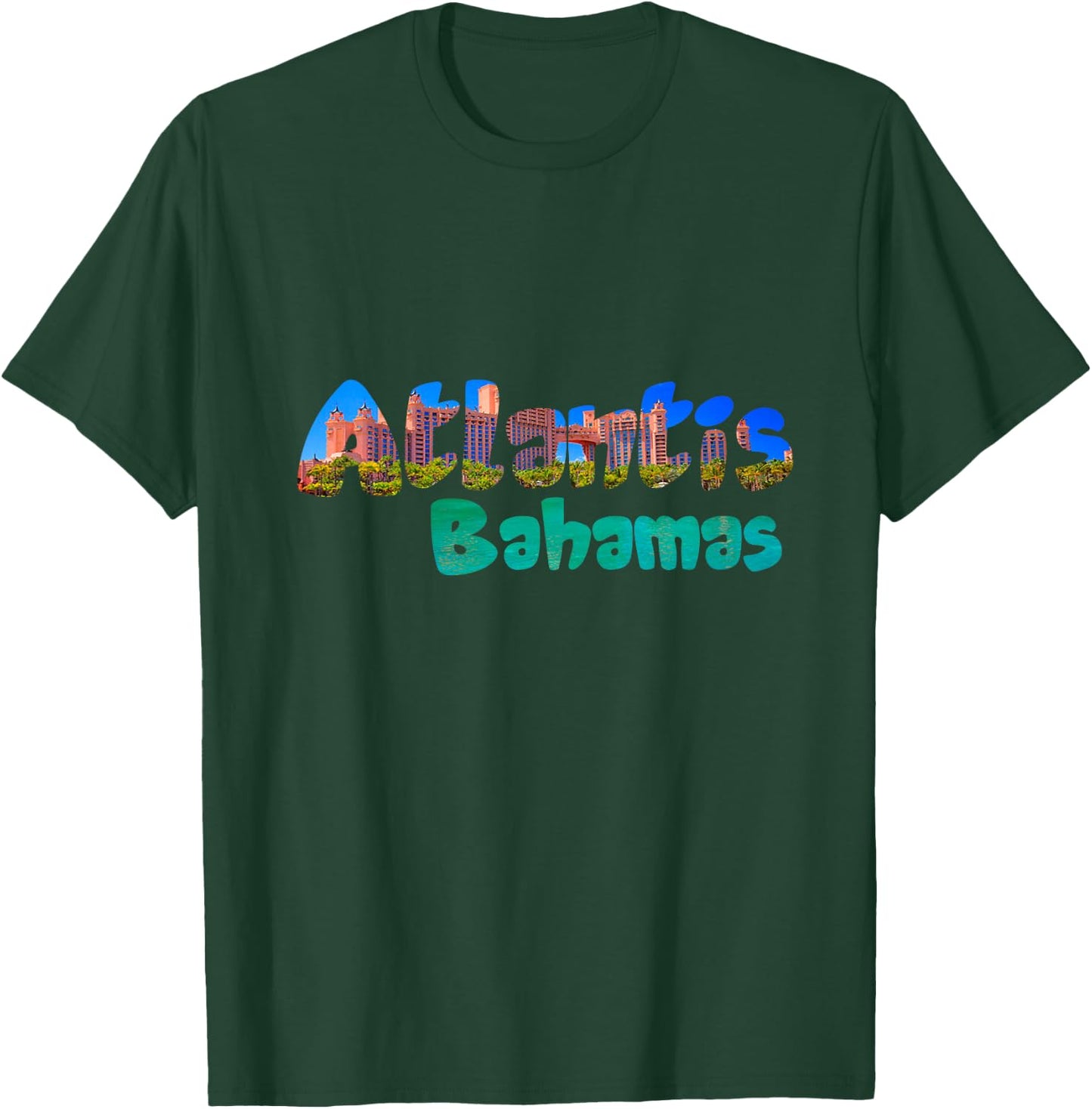 Atlantis Bahamas . Cool Atlantis Bahamas T-Shirt - T-Shirt | Forest