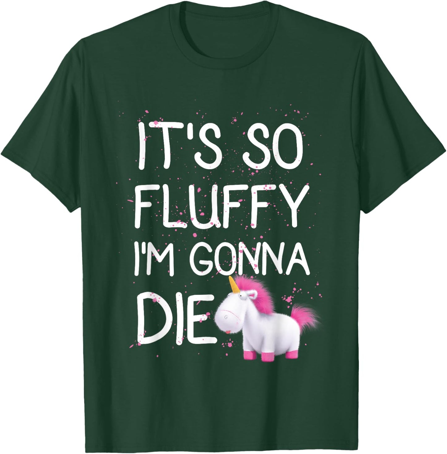 Despicable Me Minions It's So Fluffy Unicorn Graphic T-Shirt - T-Shirt | Forest