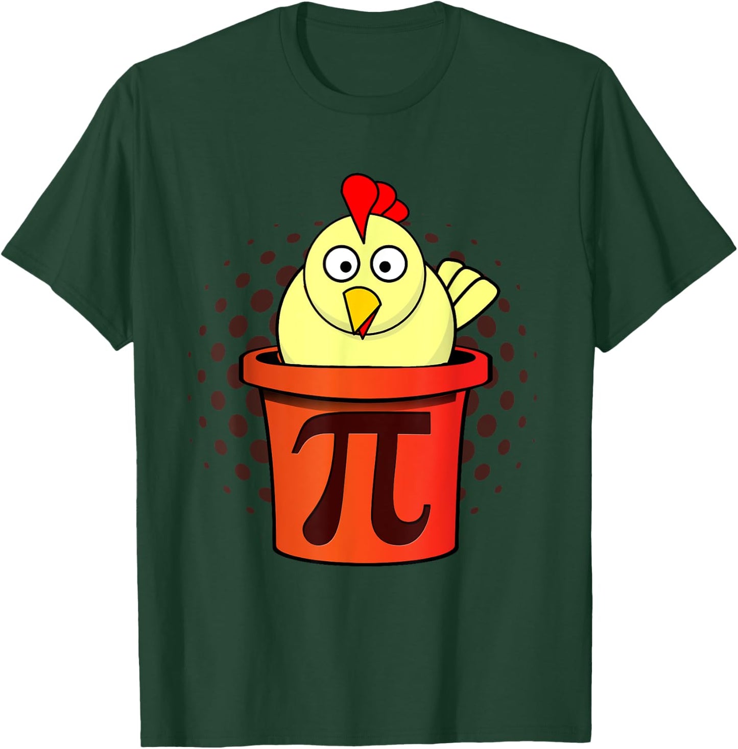 Chicken Pot Pie - Chicken Pot Pi Funny Math Joke T-Shirt - T-Shirt | Forest