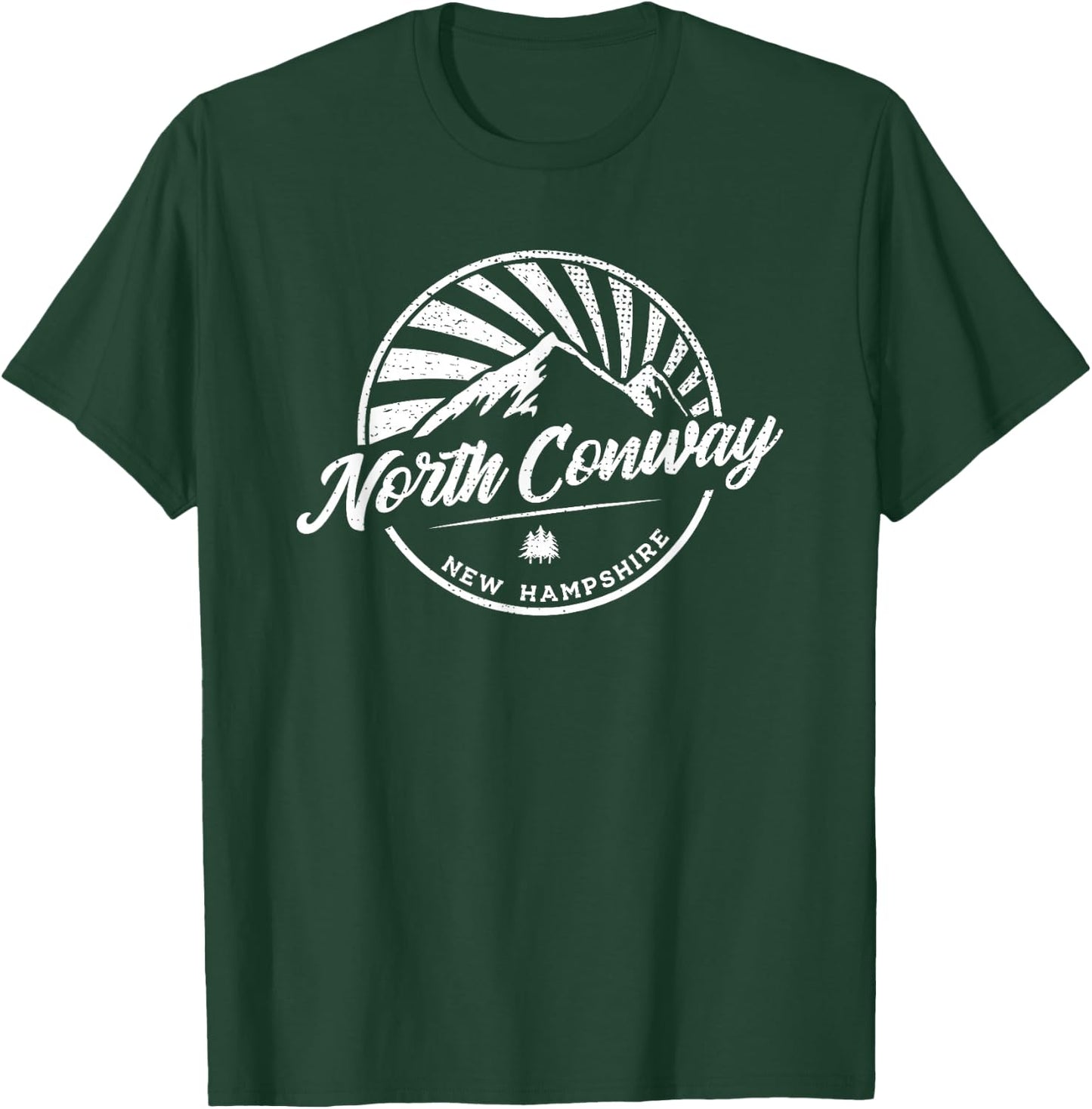 Vintage North Conway New Hampshire Outdoor Graphic T-Shirt - T-Shirt | Forest