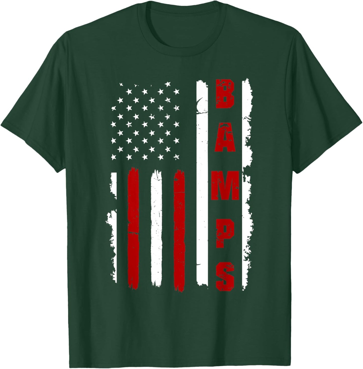 Cool American Flag, Father's day Shirt for Bamps Men T-Shirt - T-Shirt | Forest