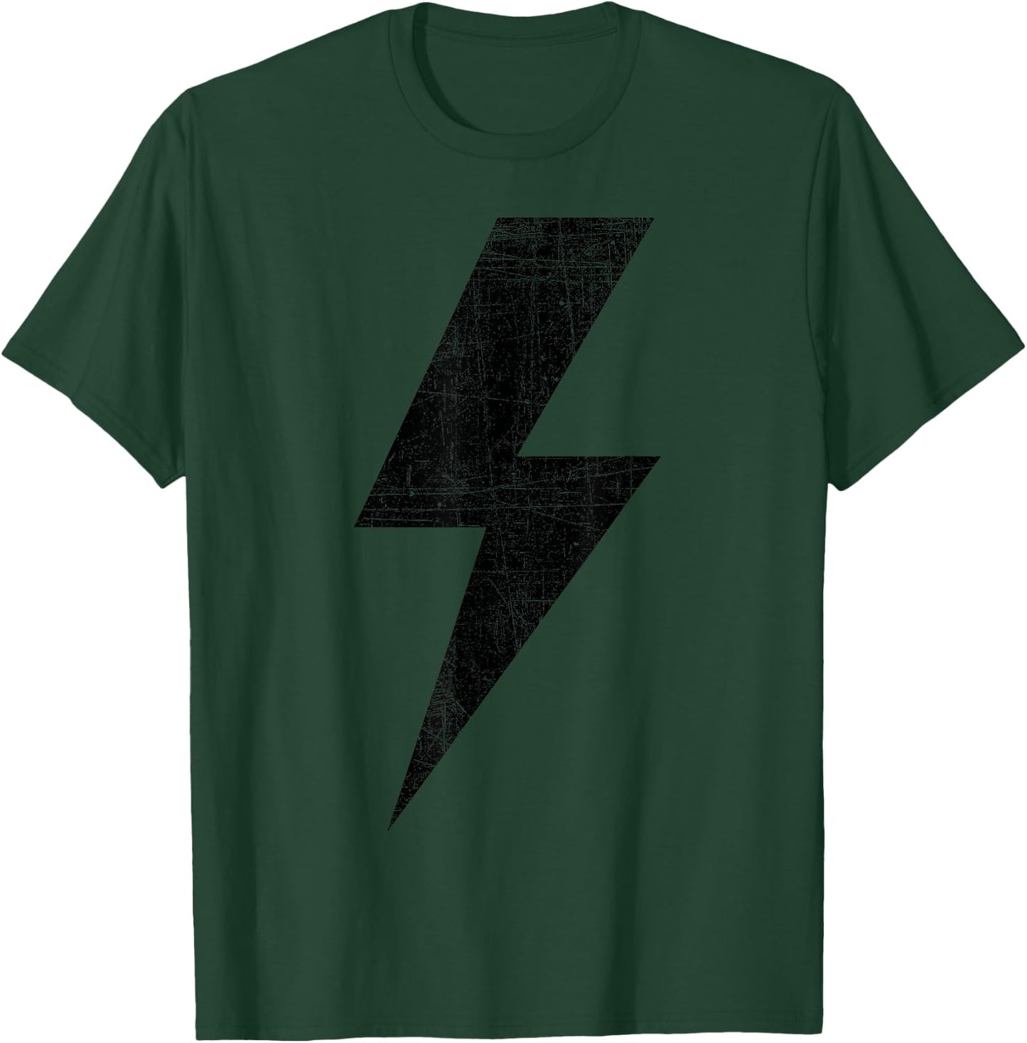 Bolt Lightning Black Design Team T-Shirt - T-Shirt | Forest