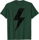 Bolt Lightning Black Design Team T-Shirt - T-Shirt | Forest