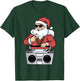 Hip Hop Santa Claus Gangster Christmas Ghettoblaster T-Shirt - T-Shirt | Forest