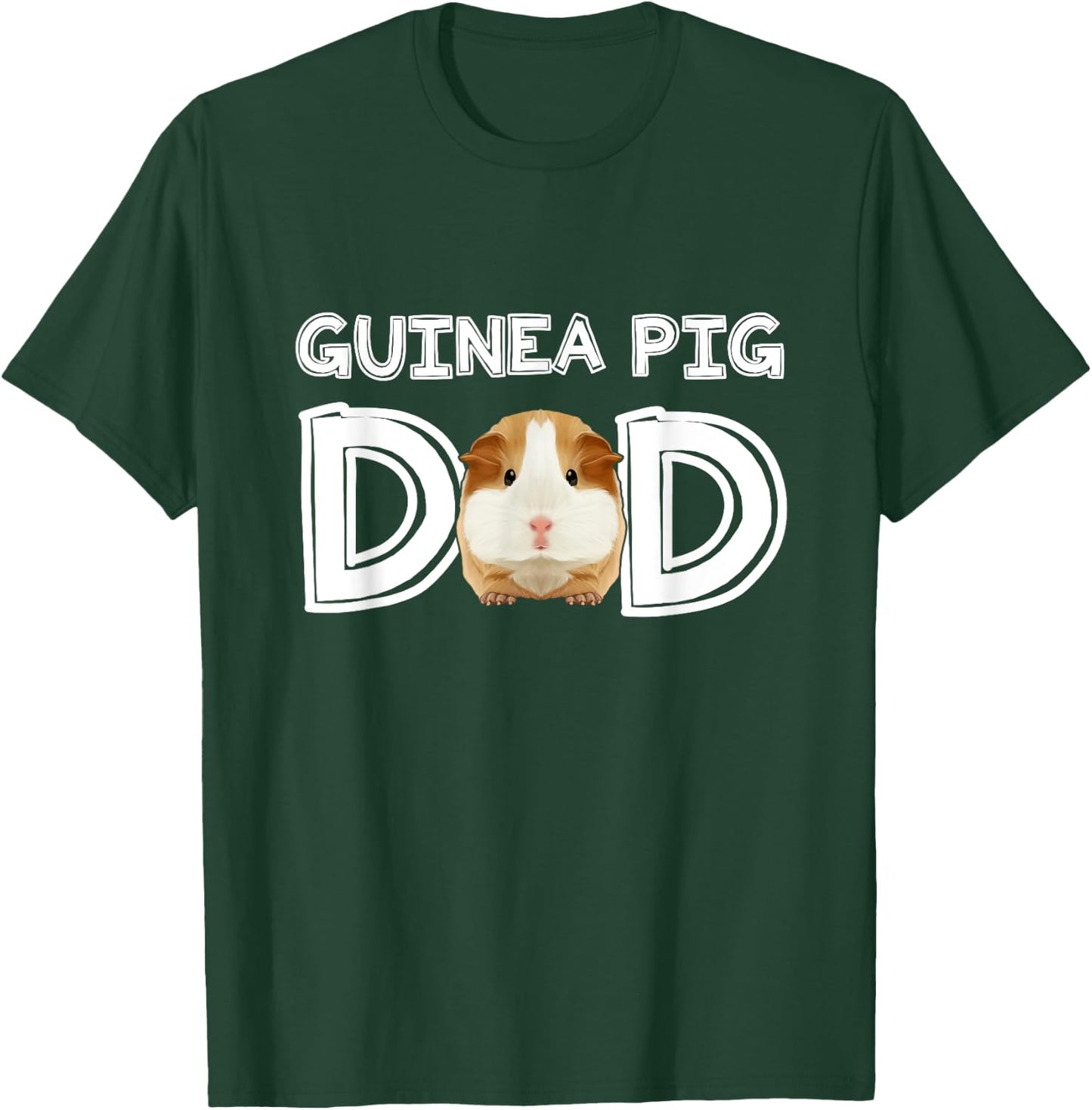 Guinea Pig Dad Costume Clothing Cavy Accessories Guinea Pig T-Shirt - T-Shirt | Forest
