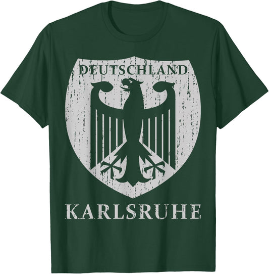 Germany Deutschland Karlsruhe T-Shirt - T-Shirt | Forest