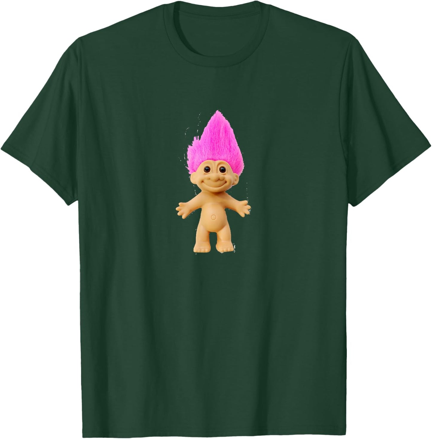 Pink Haired Troll Doll T-Shirt - T-Shirt | Forest