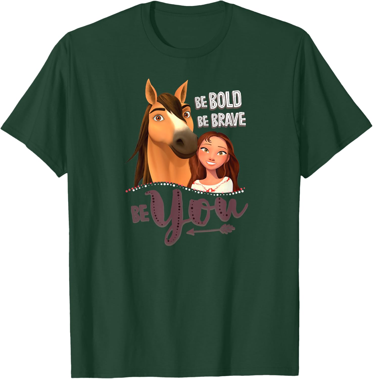 DreamWorks Spirit Riding Free Be You T-Shirt - T-Shirt | Forest