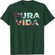 Pura Vida Costa Rica Shirt Colorful Tropical Beach T-Shirt - T-Shirt | Forest