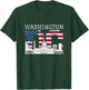 Washington DC Capitol Hill USA Flag Souvenir T-Shirt - T-Shirt | Forest