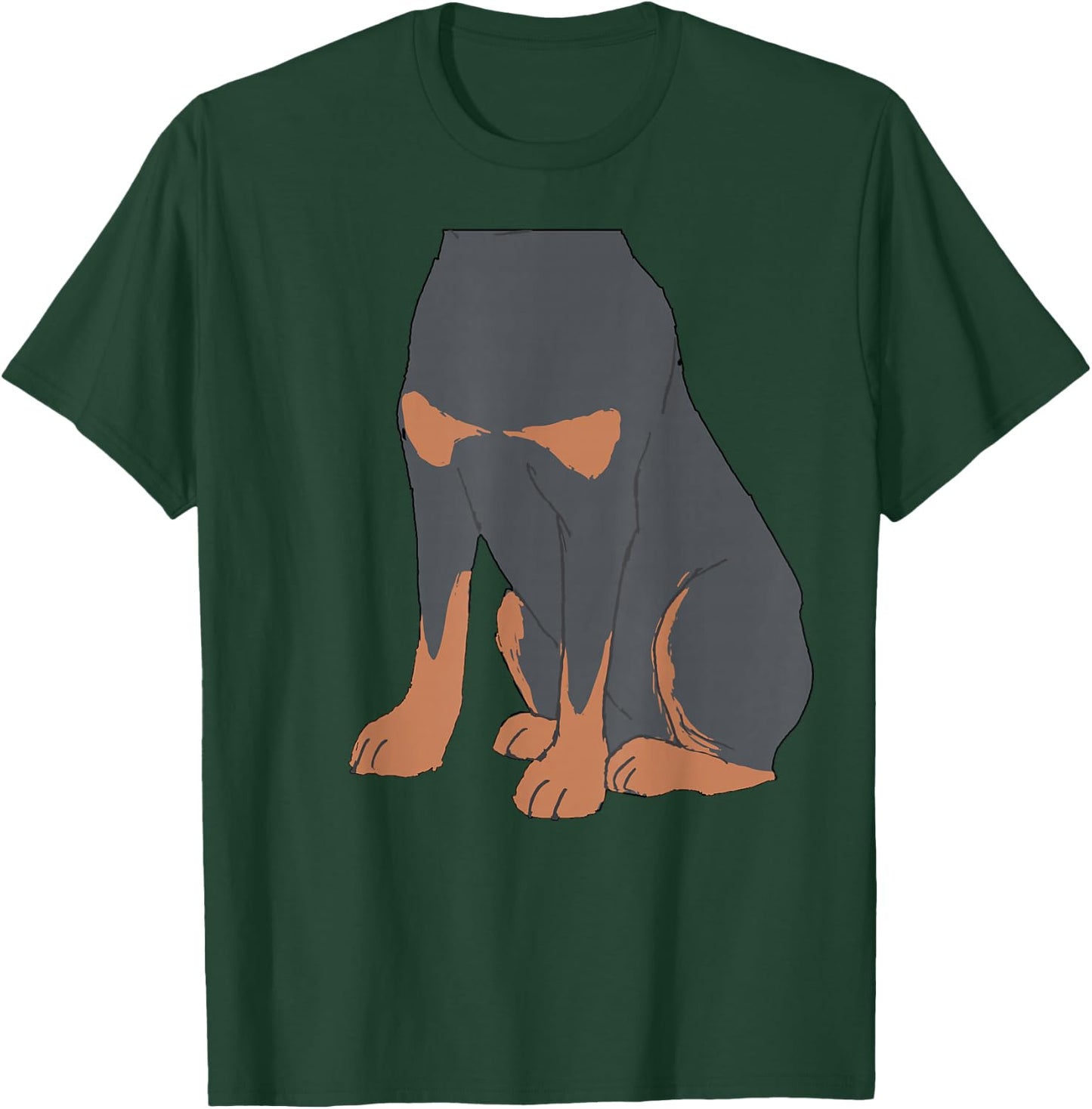 Halloween Rottweiler Dog Body Costume Shirt for Kids T-Shirt - T-Shirt | Forest
