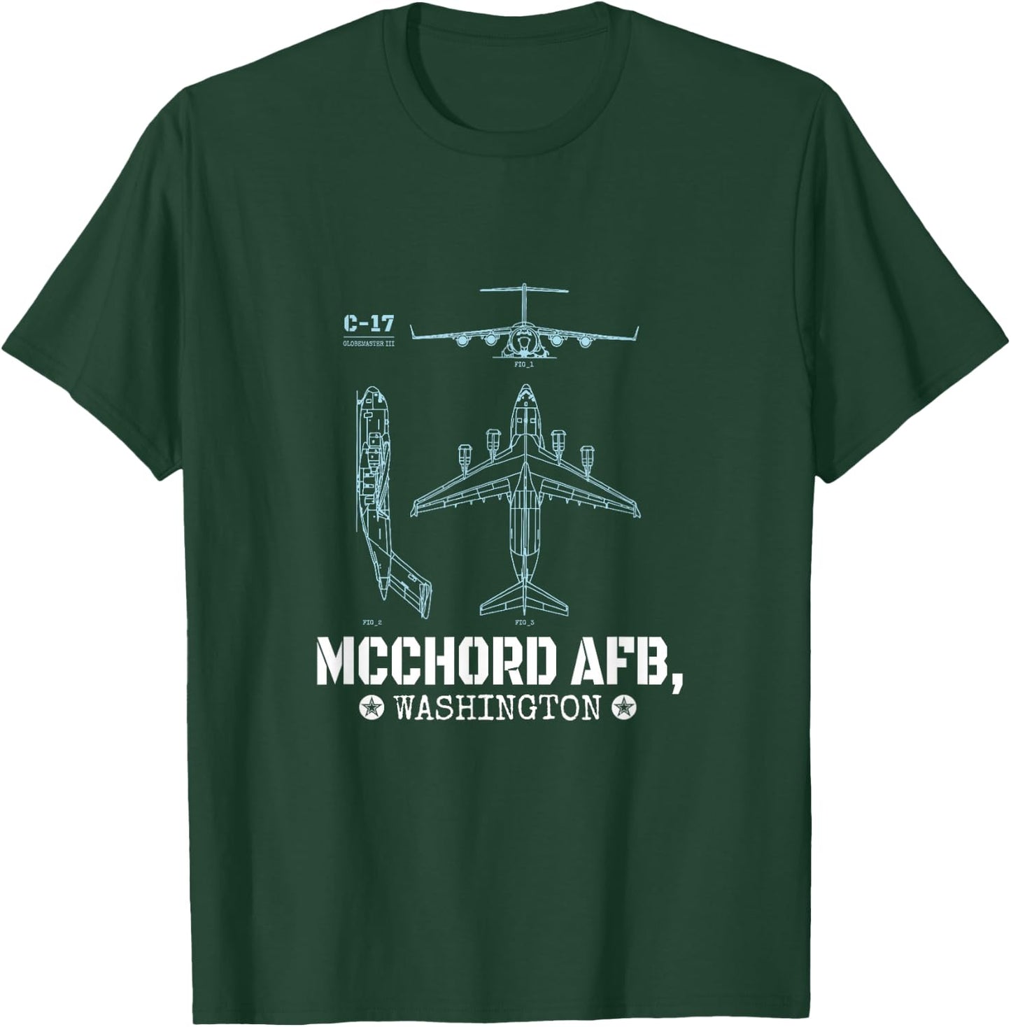 McChord AFB : C-17 Cargo Plane, McChord AFB T-Shirt - T-Shirt | Forest