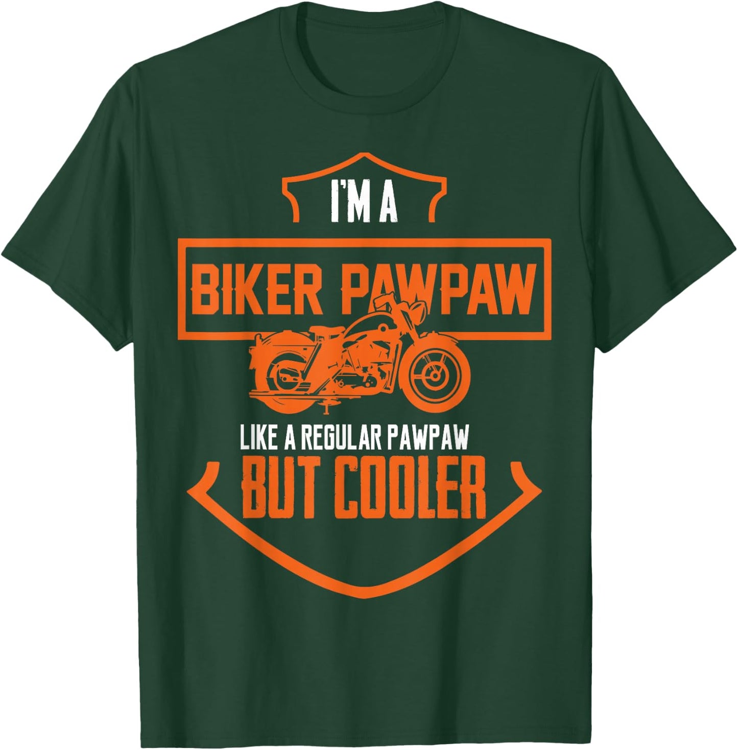 Biker Pawpaw T-Shirt - T-Shirt | Forest