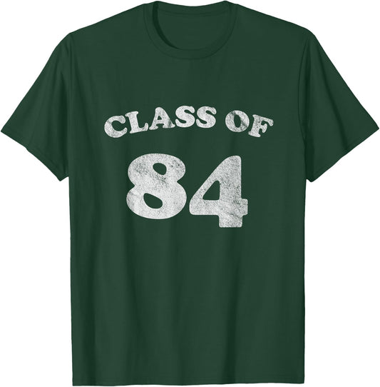 1984 Retro Class of 84 T-Shirt - T-Shirt | Forest