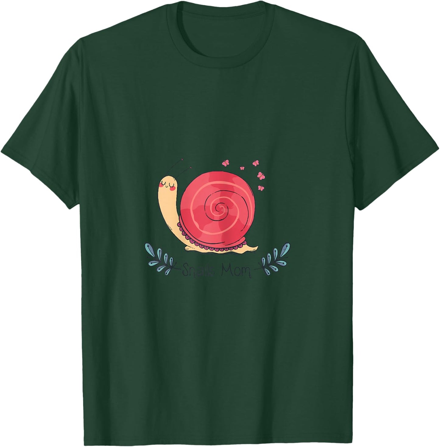 Pet Snail t Shirts - Snail Mom Shirt T-Shirt - T-Shirt | Forest