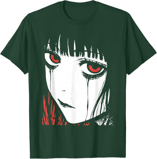 Horror Anime Manga | Japan Japanese Creepy Kawaii Goth T-Shirt - T-Shirt | Forest