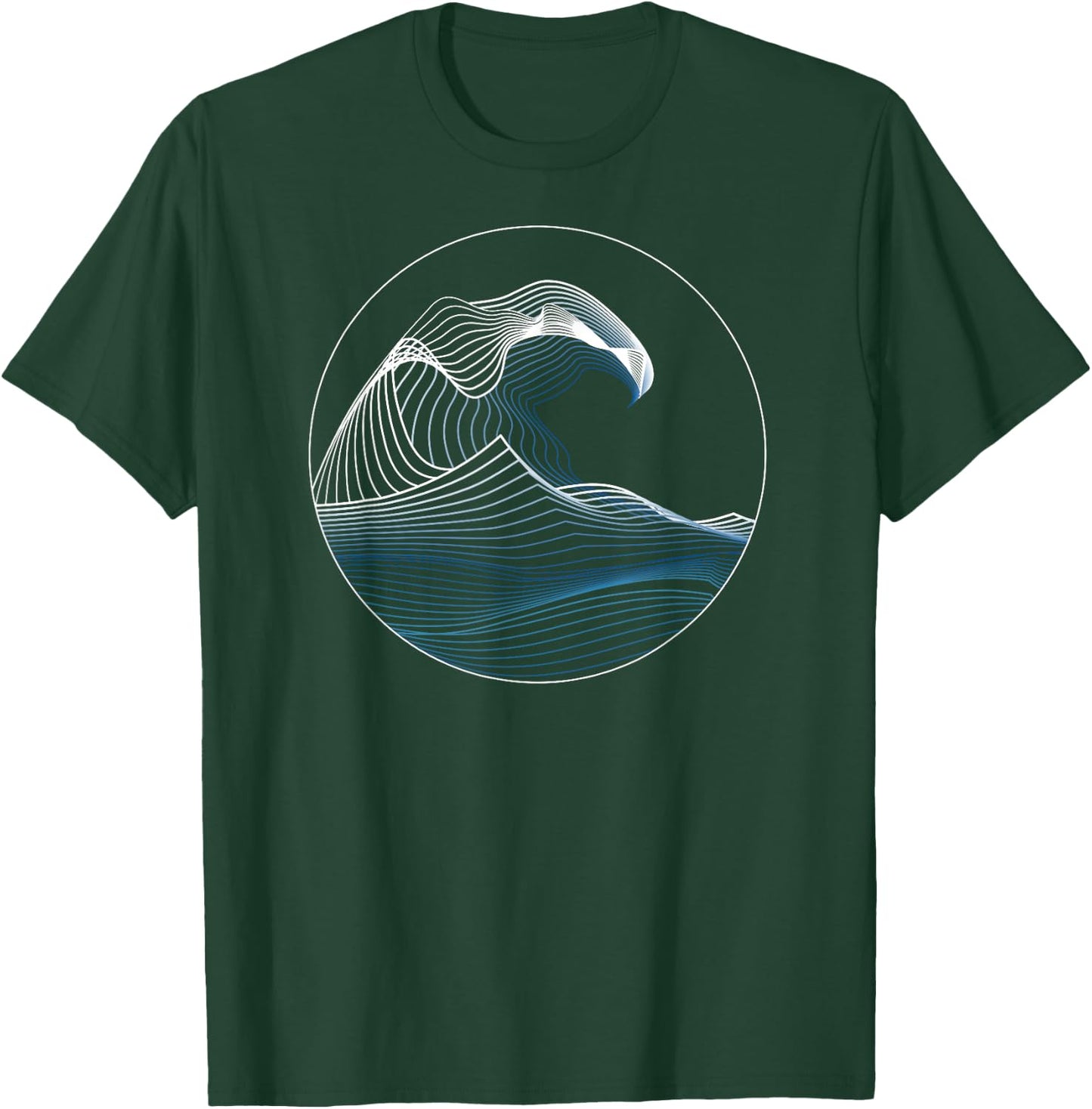 Great Wave of Music Hokusai off Kanagawa Japanese Art T-Shirt - T-Shirt | Forest
