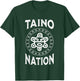 White Taino Nation Coqui Sun Boricua Taino Puerto Rico T-Shirt - T-Shirt | Forest