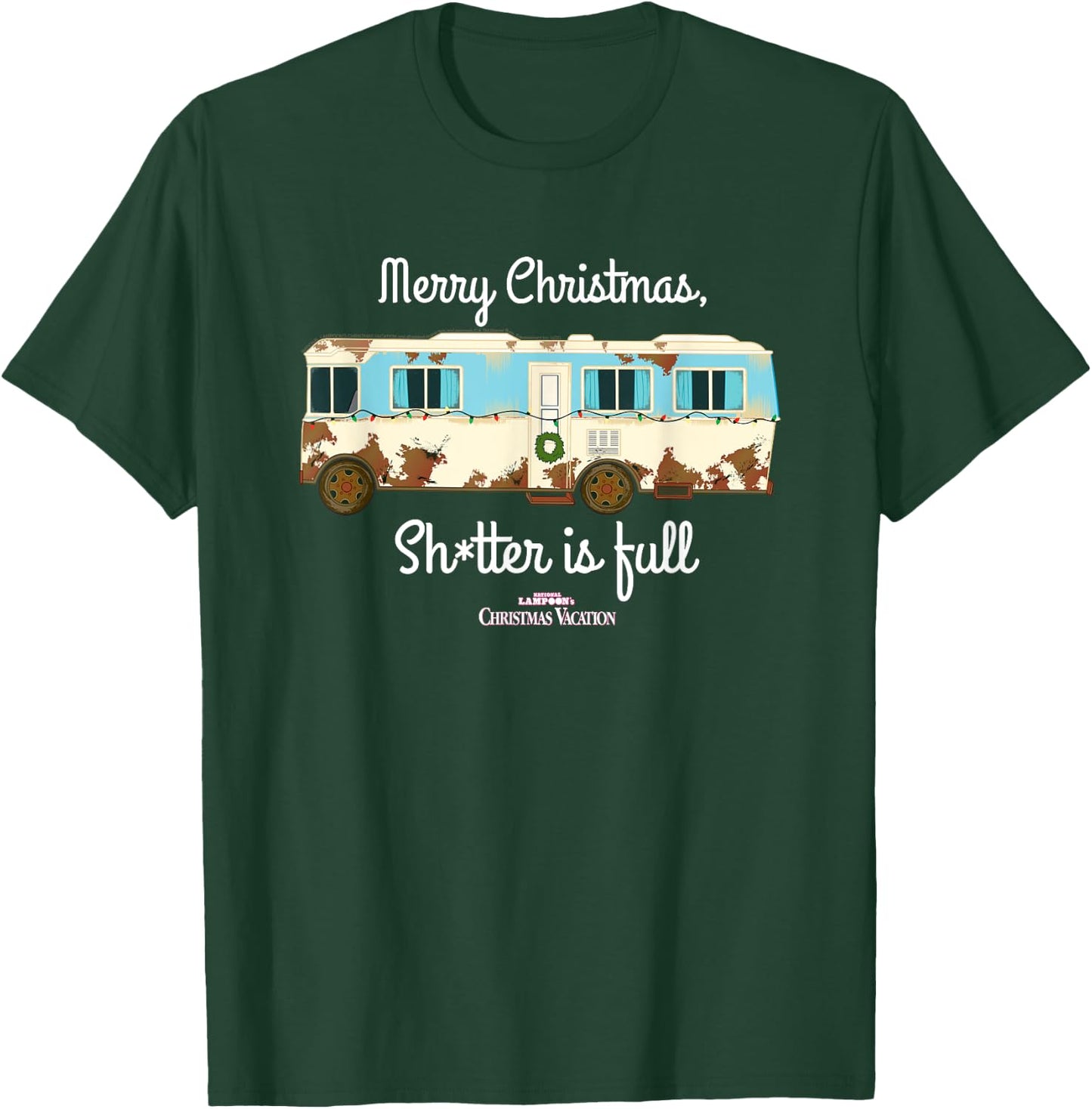 Christmas Vacation Full RV Cousin Eddie Holiday Movie T-Shirt - T-Shirt | Forest
