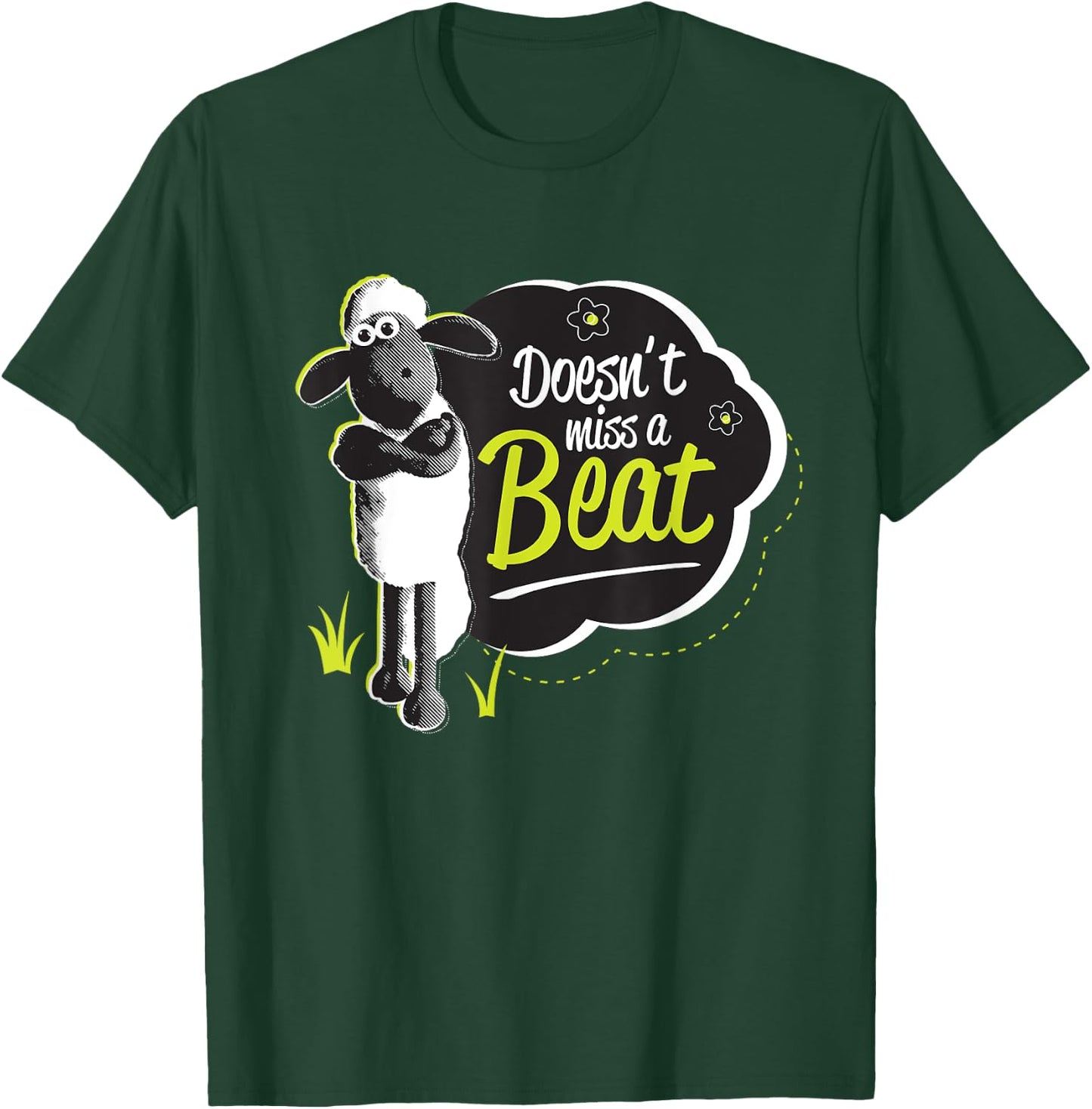 Shaun the Sheep: Doesn't Miss a Beat T-Shirt - T-Shirt | Forest