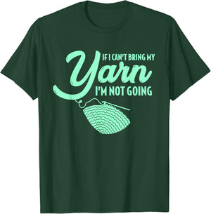 Crocheting Knitting Yarn T-Shirt - T-Shirt | Forest