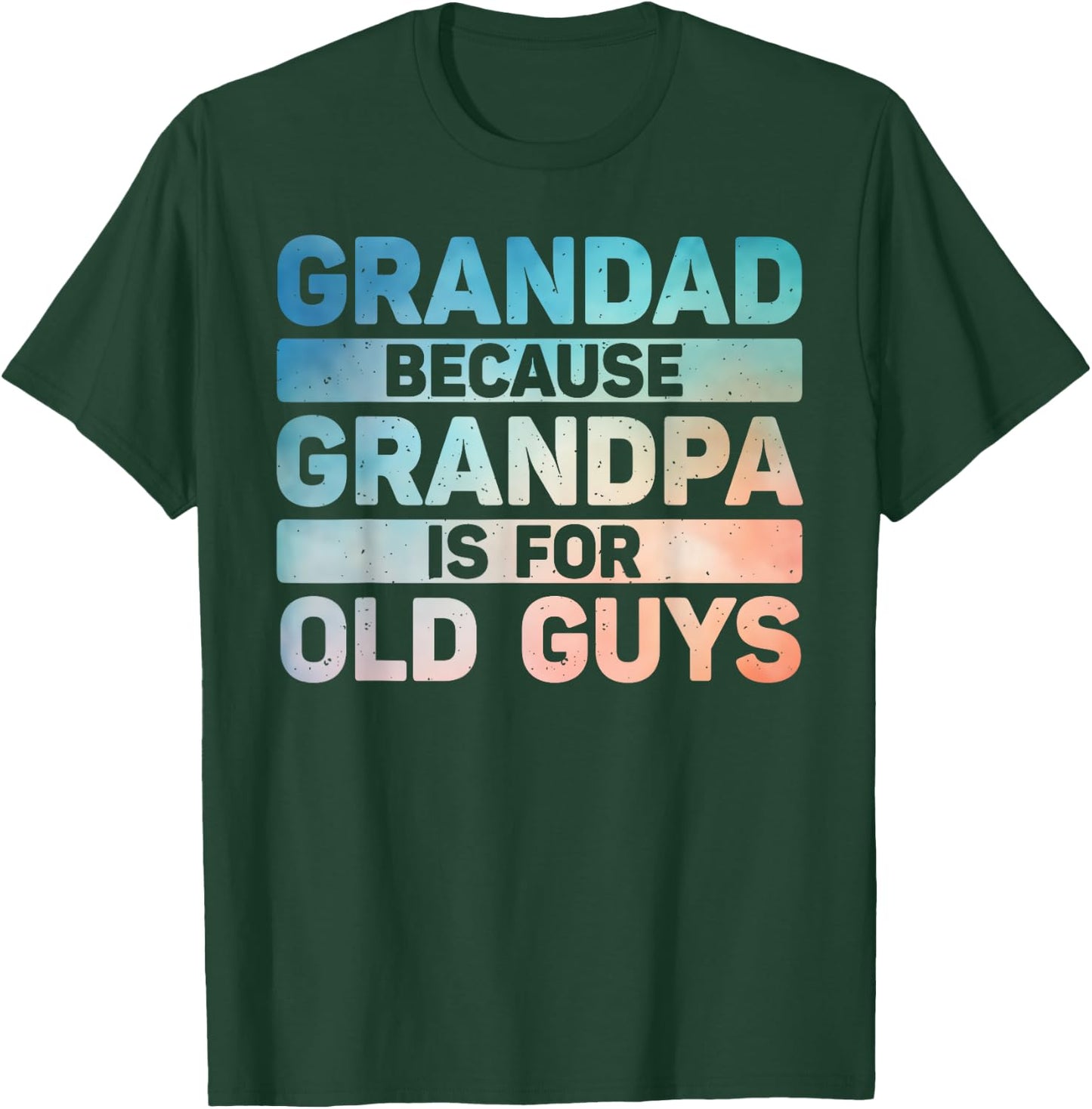 Grandad Art For Grandpa From Grandkids Father's Day Grandad T-Shirt - T-Shirt | Forest