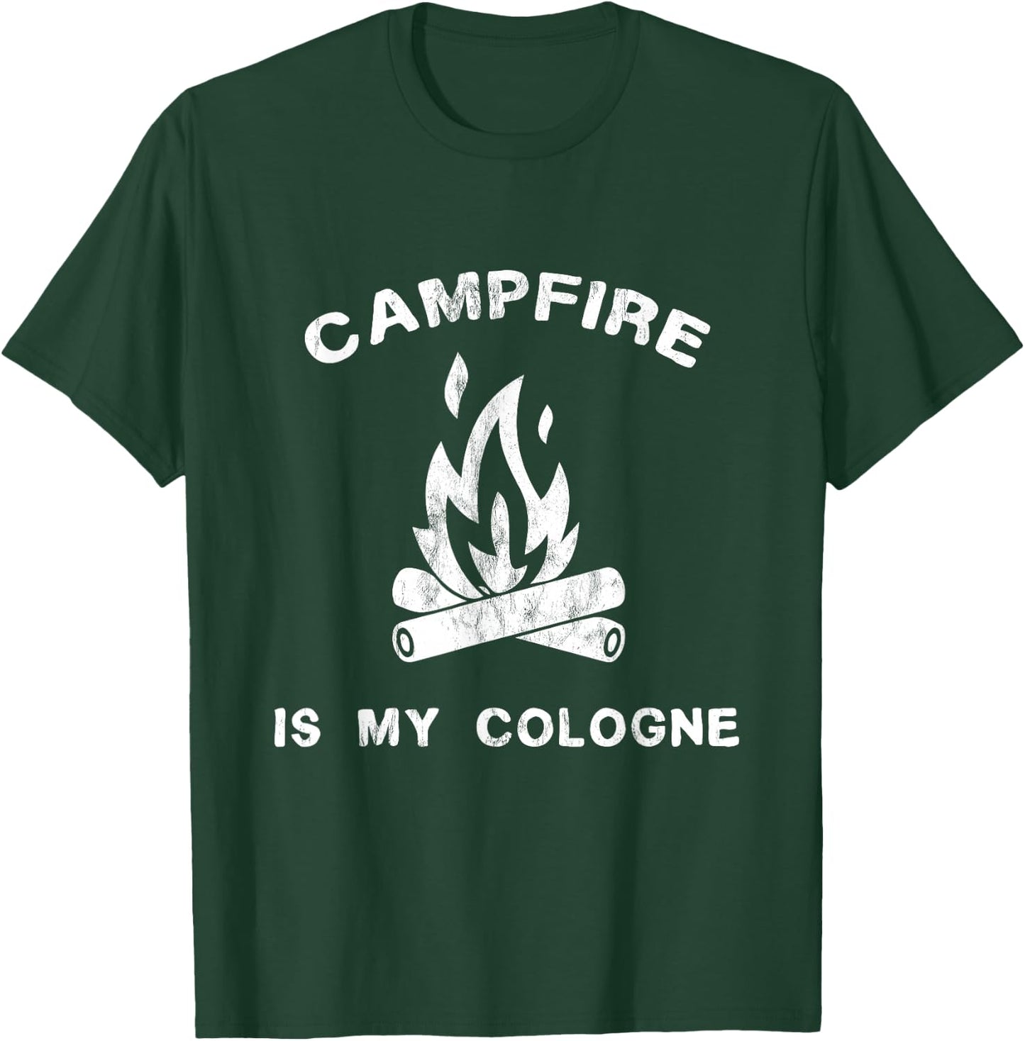Funny Camping - Campfire Is My Cologne T-Shirt - T-Shirt | Forest