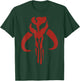 Star Wars Red Mandalorian Logo T-Shirt - T-Shirt | Forest