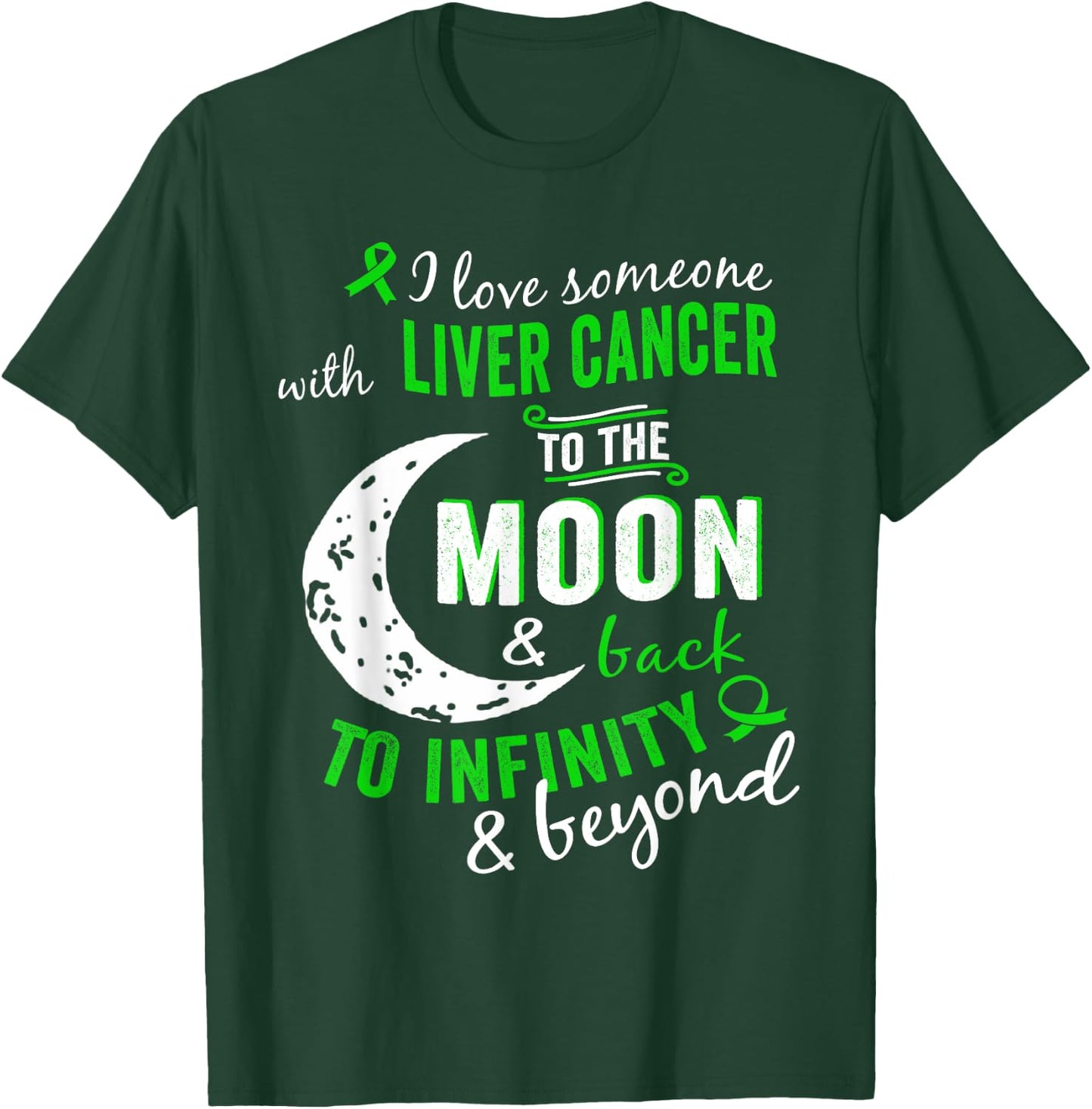 Liver Cancer Shirt - Liver Cancer Awareness Shirt T-Shirt - T-Shirt | Forest