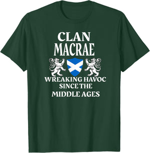 MacRae Scottish Family Clan Scotland Name T-Shirt - T-Shirt | Forest