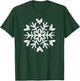 Snowflake Christmas Chicken T-Shirt - T-Shirt | Forest