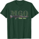 M60 Military Machine Gun American Flag Graphic T-Shirt - T-Shirt | Forest