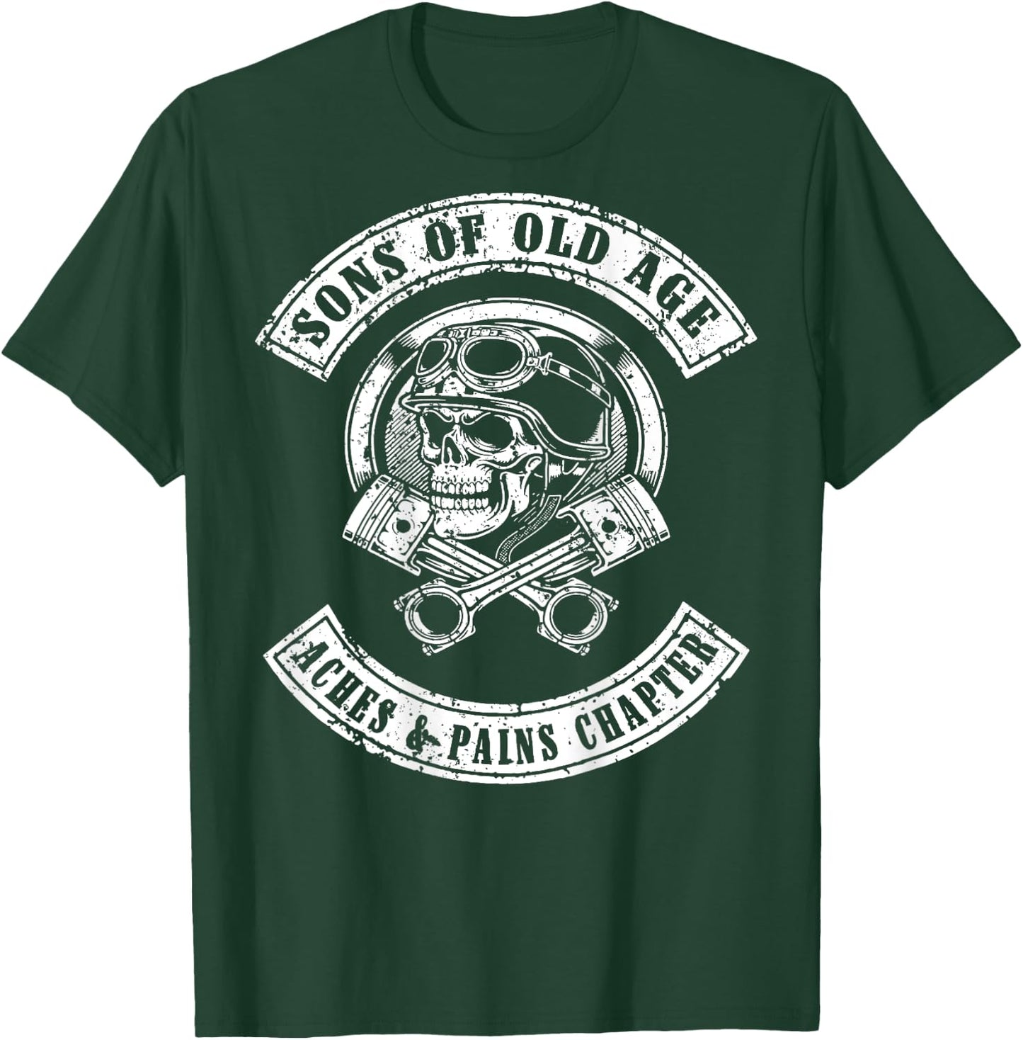 Sons Of Old Age Aches And Pain Chapter (on back) T-Shirt - T-Shirt | Forest