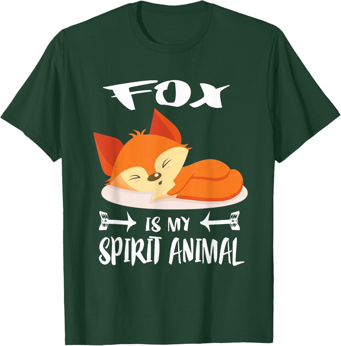 Fox Is My Spirit Animal Funny Gift T-Shirt - T-Shirt | Forest