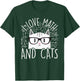 I Love Math and Cats Cute Kitty Cat Feline Lover Gift Small T-Shirt - T-Shirt | Forest