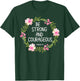 Inspirational, Be Strong and Courageous . Faith T-Shirt - T-Shirt | Forest
