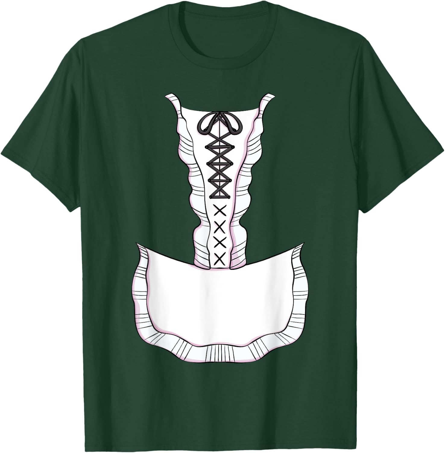 French Maid Costume for Halloween Maid Cosplay T-Shirt - T-Shirt | Forest