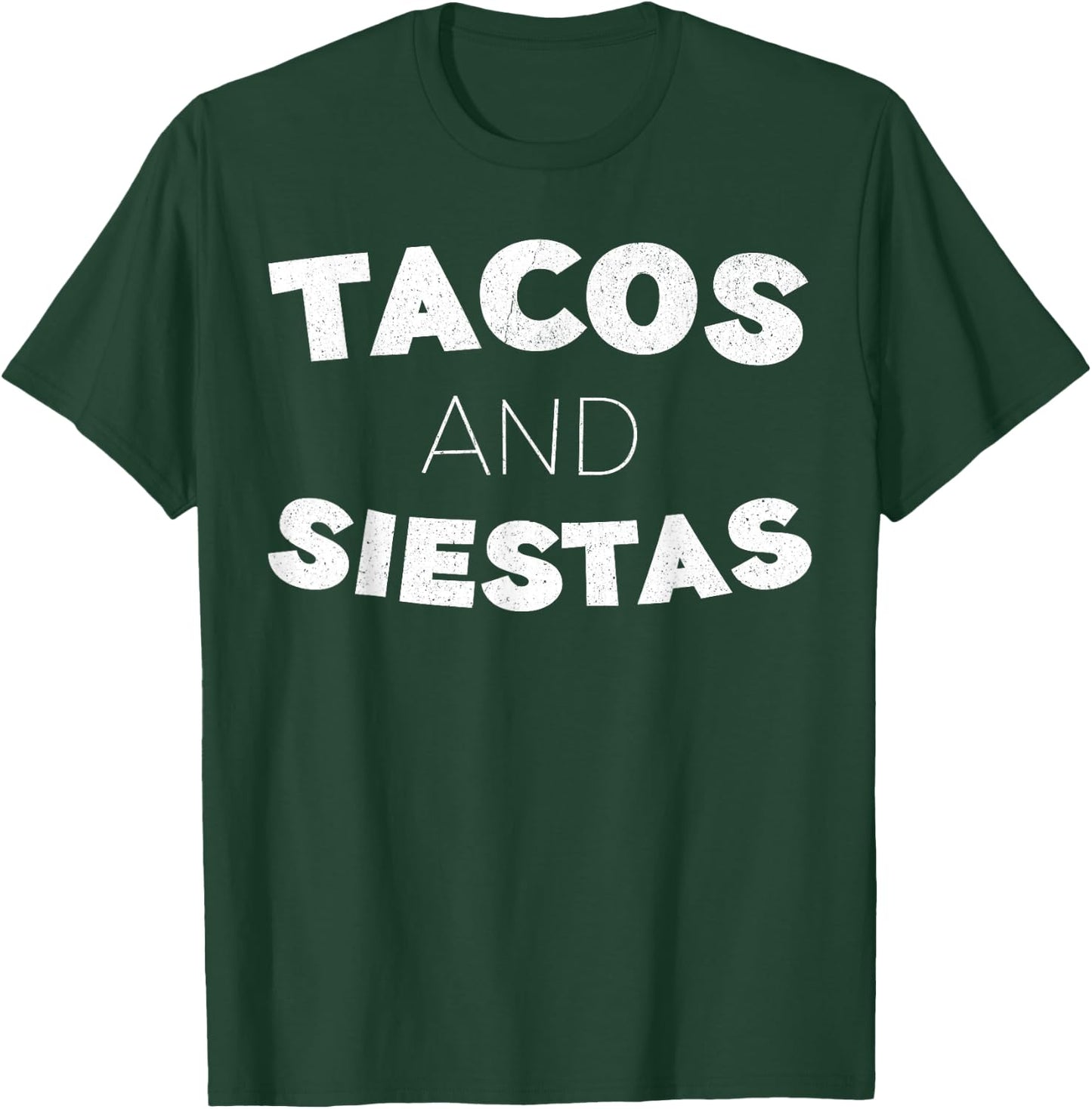 Tacos And Siestas Shirt Men Women Cinco De Mayo Party T-Shirt - T-Shirt | Forest