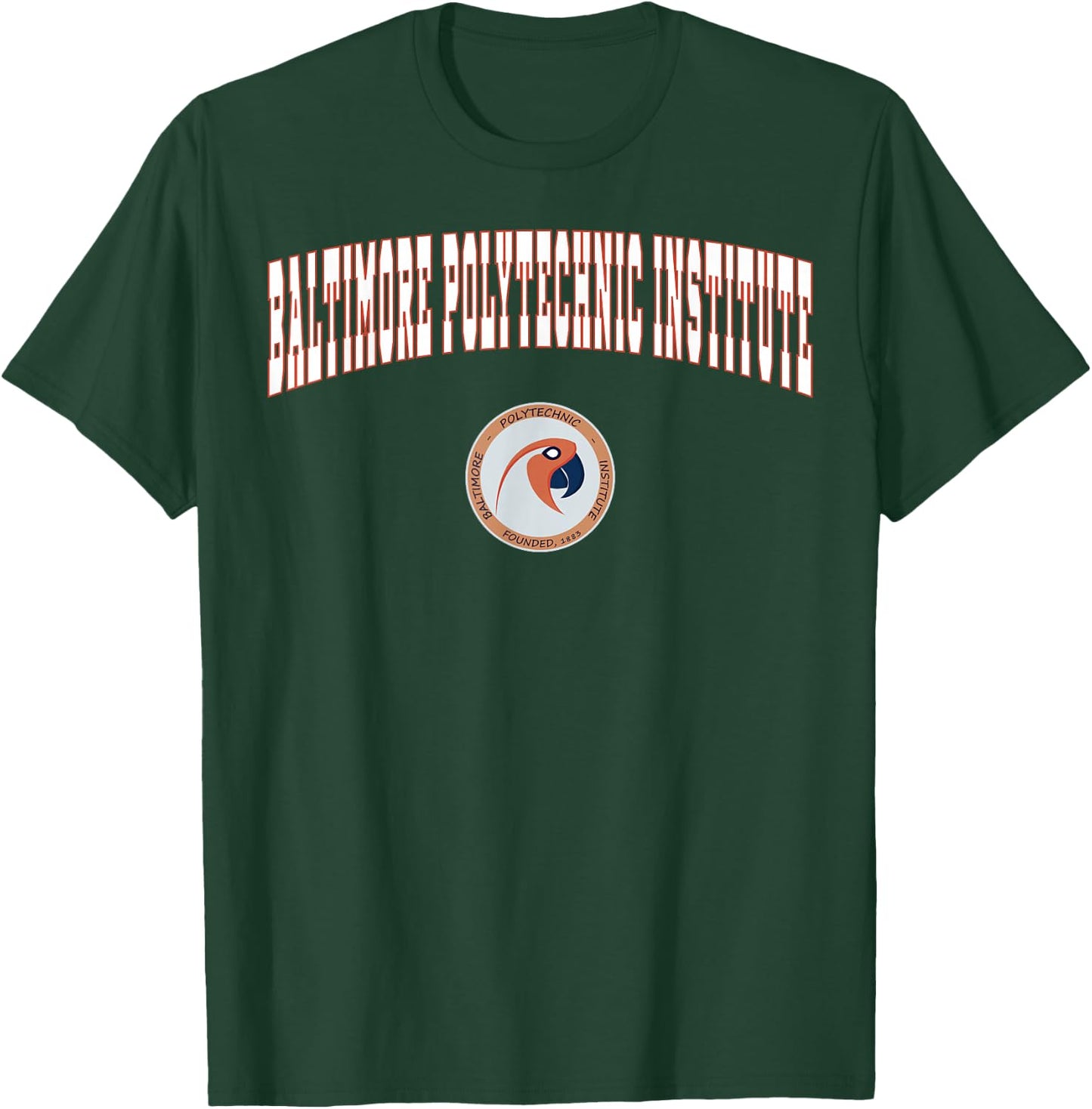 Baltimore Polytechnic Institute Engineers C2 T-Shirt - T-Shirt | Forest