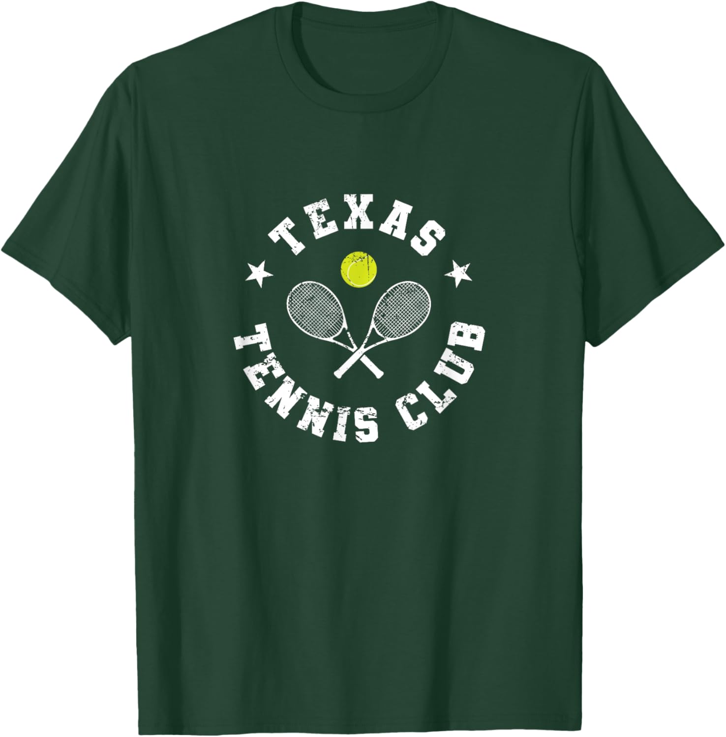 Texas Tennis Club Retro Emblem T-Shirt - T-Shirt | Forest