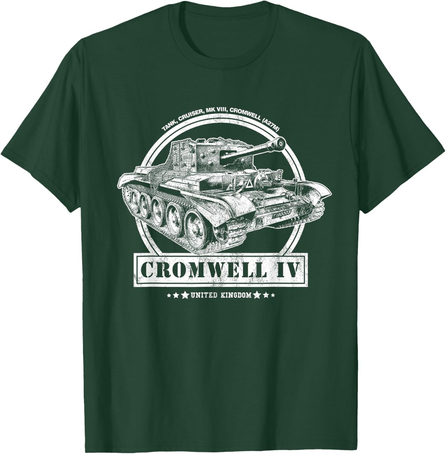 Cromwell IV WW2 Tank T-Shirt - T-Shirt | Forest