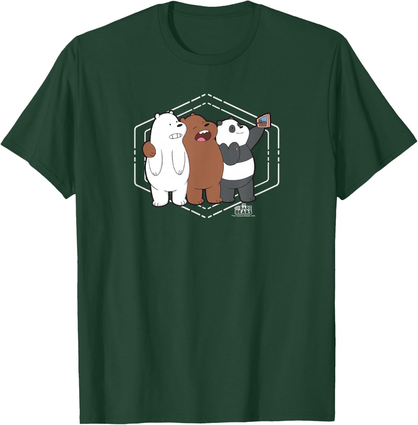 We Bare Bears Selfie T-Shirt - T-Shirt | Forest