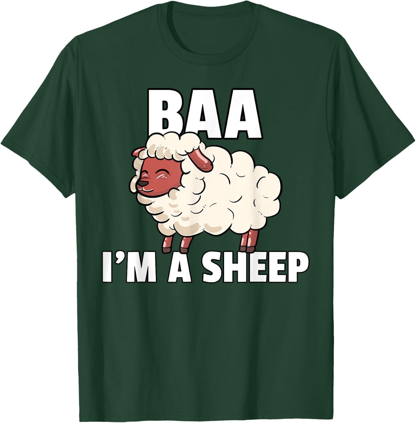 I'm A Sheep Costume For A Lamb Farmer T-Shirt - T-Shirt | Forest
