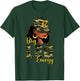 Big Leo Energy Camouflage Black Woman Cap Zodiac T-Shirt - T-Shirt | Forest