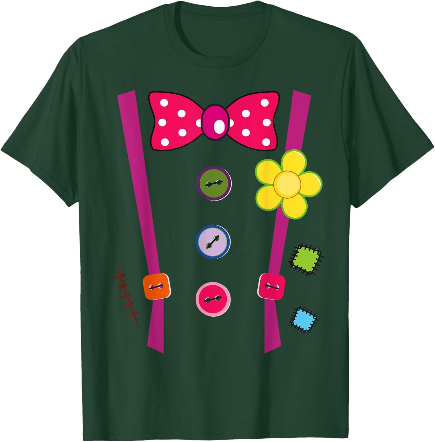 Halloween Clown DIY Costume Fun For Man Woman & Kids T-Shirt - T-Shirt | Forest