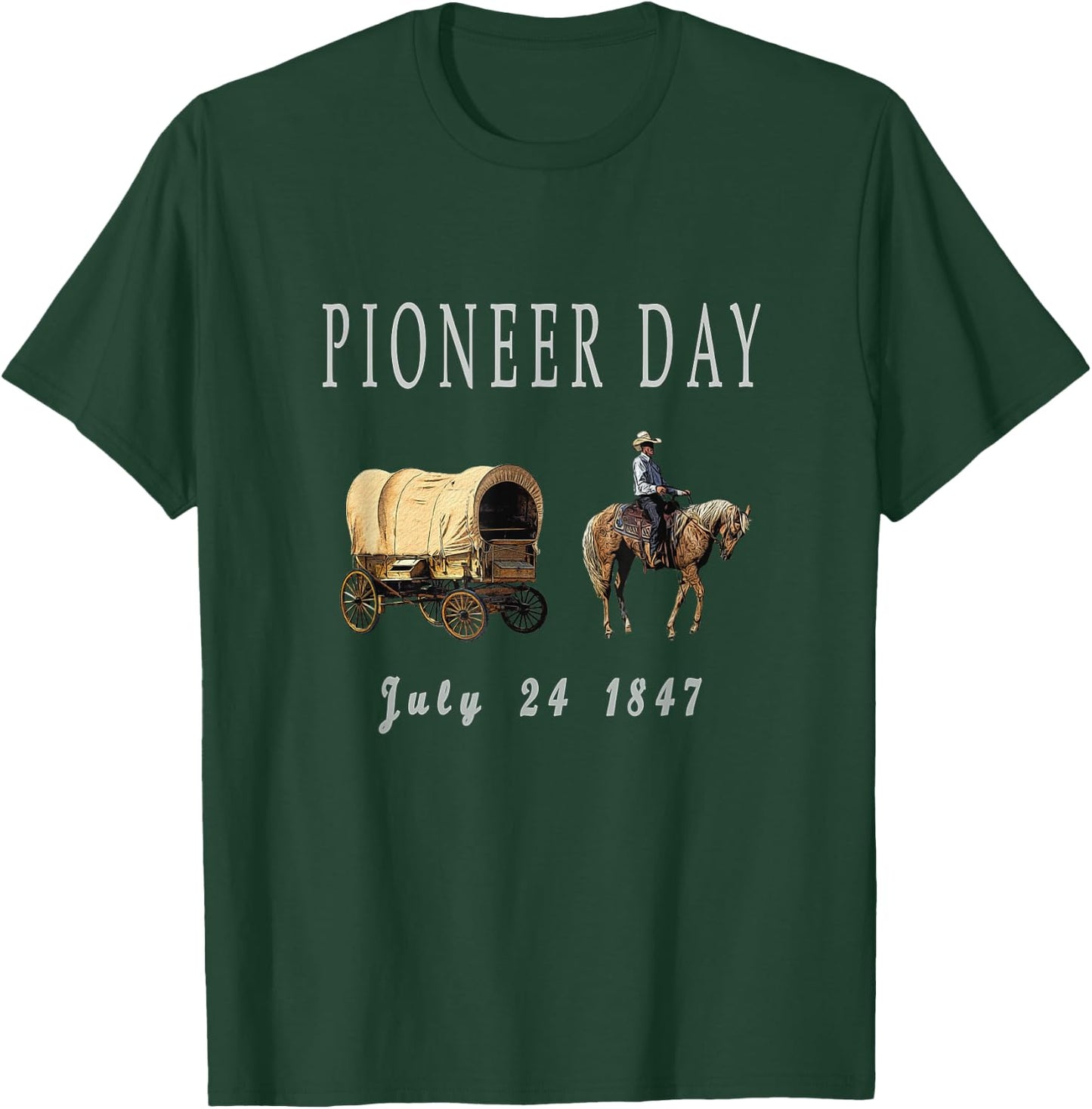Pioneer Day LDS T-Shirt - T-Shirt | Forest