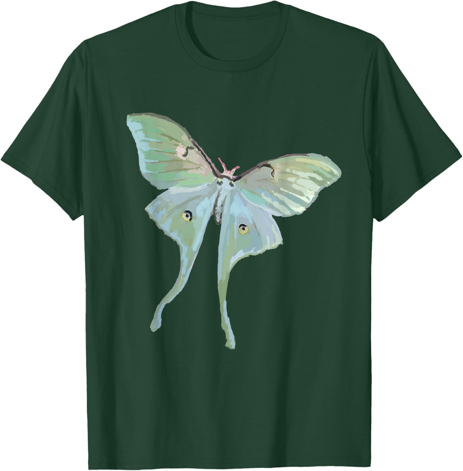 Moon Luna Moth T Shirt T-Shirt - T-Shirt | Forest