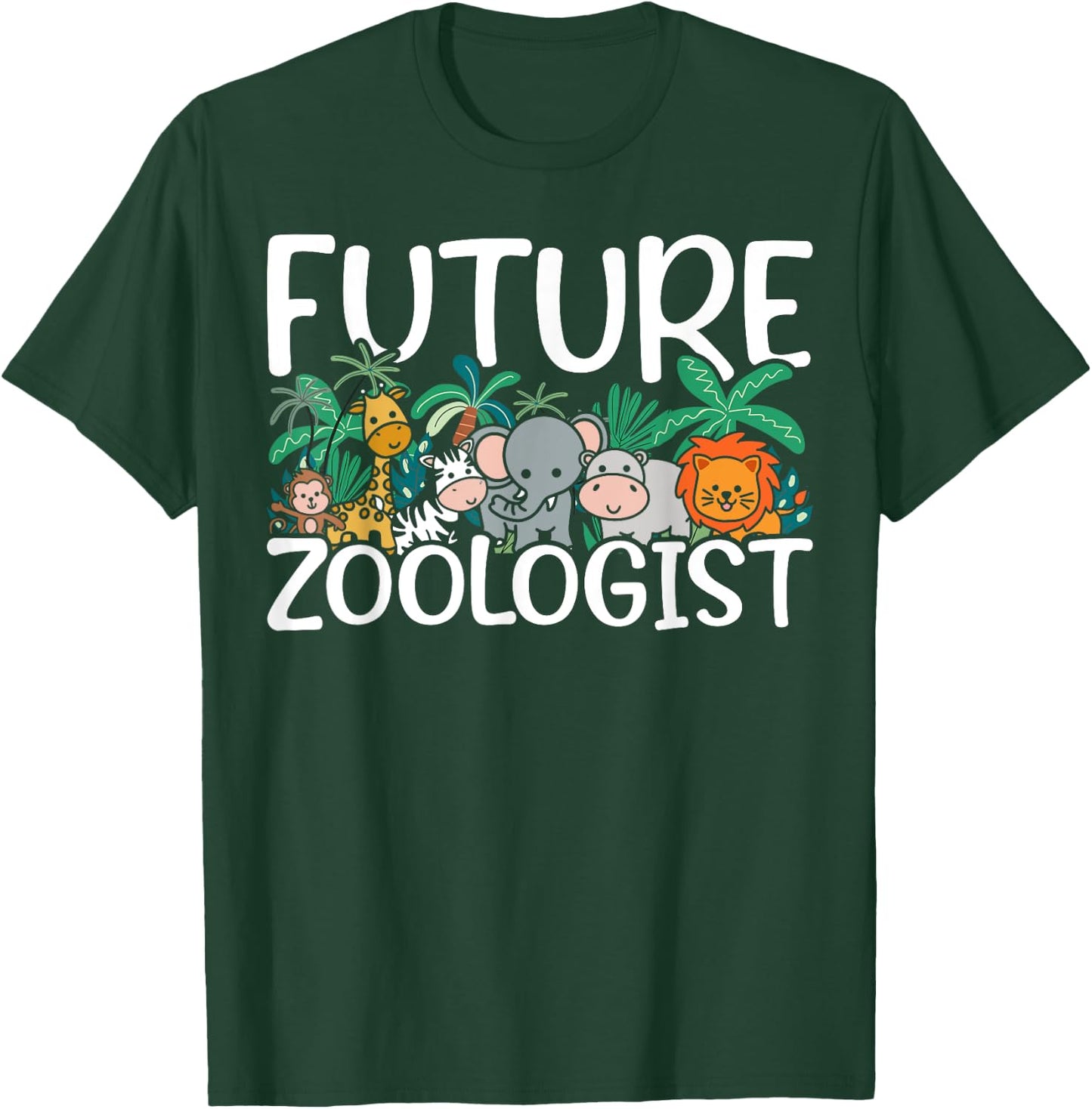 Future Zoologist T-Shirt - T-Shirt | Forest