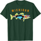 Michigan Walleye Fishing T Shirt Fisherman Walleye Fish Gift T-Shirt - T-Shirt | Forest